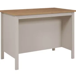 Table bar avec rangement Emmilia Chêne artisan et cachemire