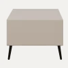 Table basse Arona sable/noir