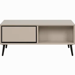 Table basse Arona sable/noir