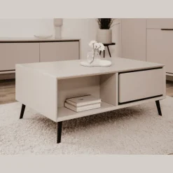 Table basse Arona sable/noir