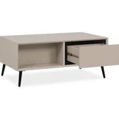 Table basse Arona sable/noir