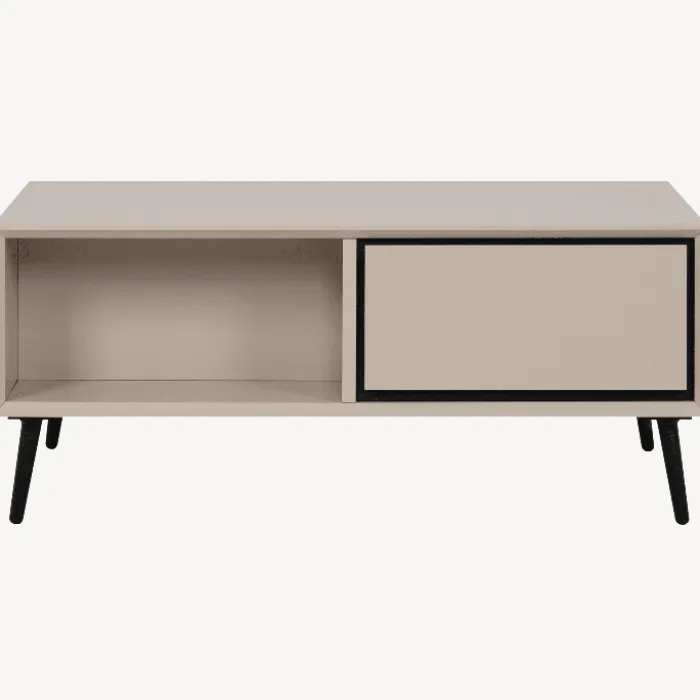 Table basse Arona sable/noir