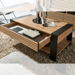 Table basse Felipe artisan / noir