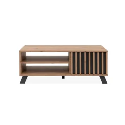 Table basse Medan chêne artisan/anthracite