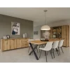 Table Bordo 200 cm en décor chêne