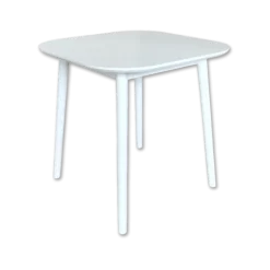 Table carrée Tony blanche
