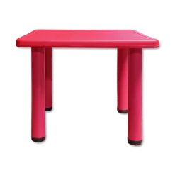Table carré Loulou Rouge