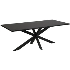 Table 170 cm Faro en décor chêne noir