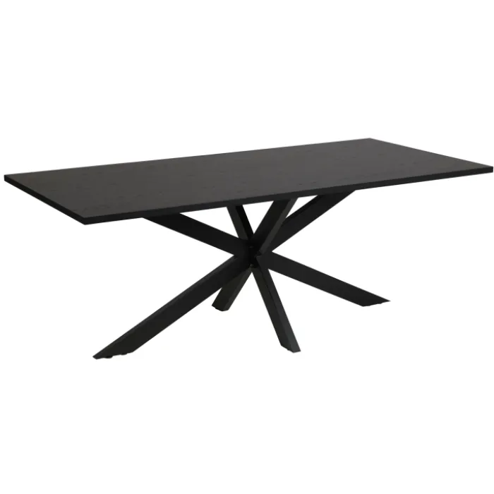 Table 170 cm Faro en décor chêne noir