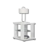 Table d'appoint Elite blanc laqué
