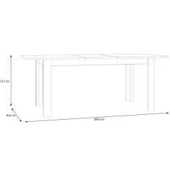 Table de repas extensible Breathtaker