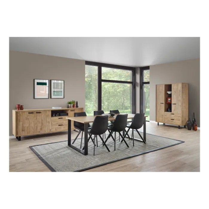 Table de salon Como golden oak