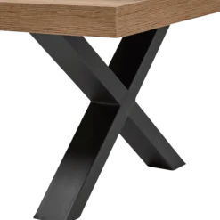 Table de salon Otto pied X scarlet oak