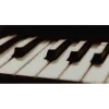Table de salon Piano noir/blanc