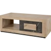 Table de salon Sacha canyon oak/marbre