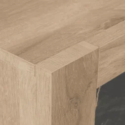 Table de salon Sacha canyon oak/marbre
