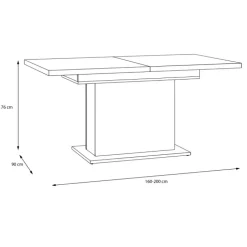 Table à manger Extensible Elara