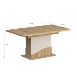 Table à manger extensible Poem