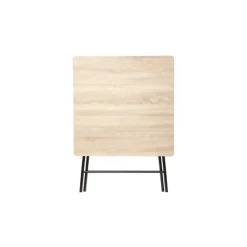 Table pliante 80 x 80 cm Effet bois 164713