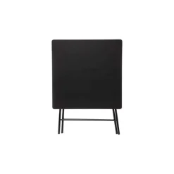 Table pliante 80 x 80 cm Noir 164657A