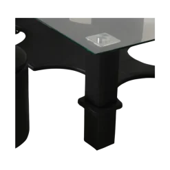 Table +6 Pouf Nora noir