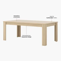 Table rectangulaire 190 cm - Cuba