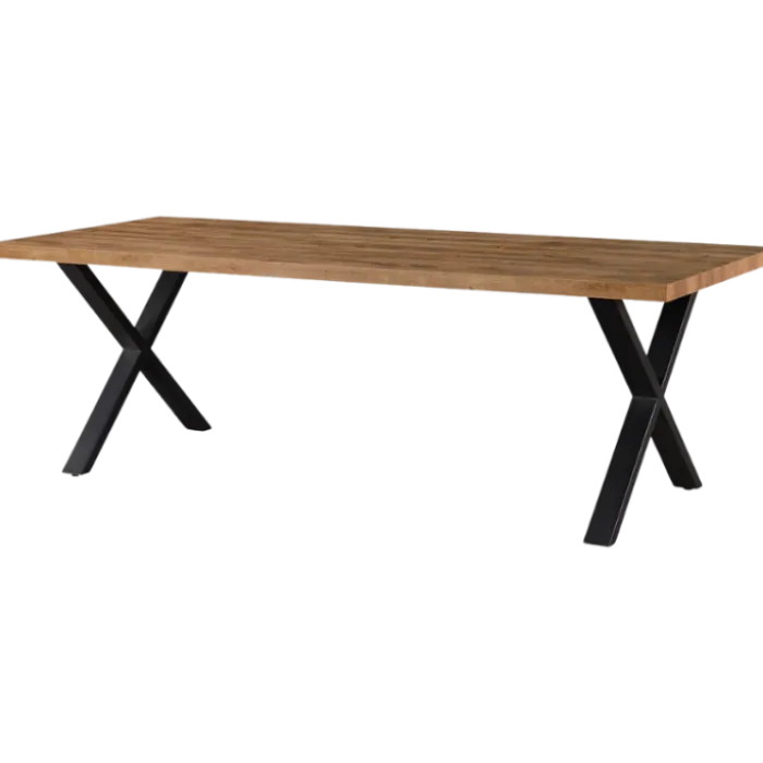Table rectangulaire 190cm Pied X Etienne