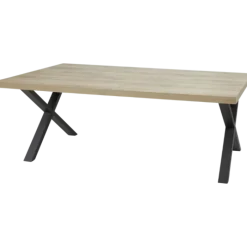 Table Rectangulaire 170 cm, Pied X Rico