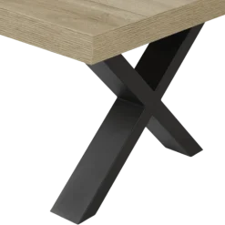 Table Rectangulaire 170 cm, Pied X Rico