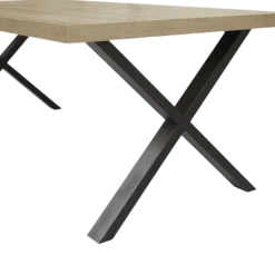 Table rectangulaire 230 cm Rico pied X