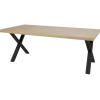 Table rectangulaire fixe 170cm pied X TF1805 Marnix