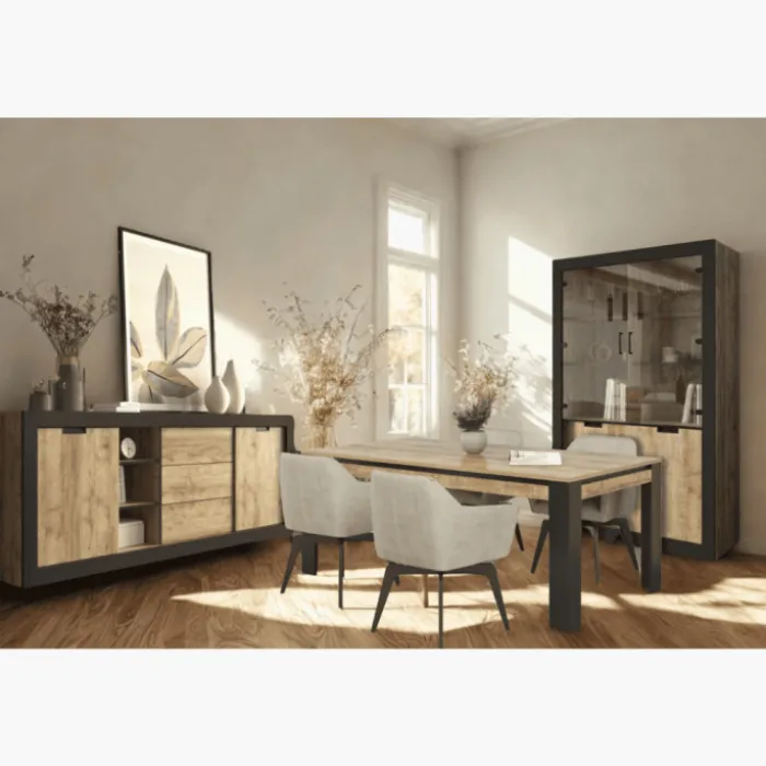 Table rectangulaire Tudor 195 cm