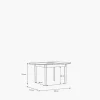 Table ronde extensible - D95