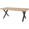 Table Tim 230x100 cm pied X TF1915