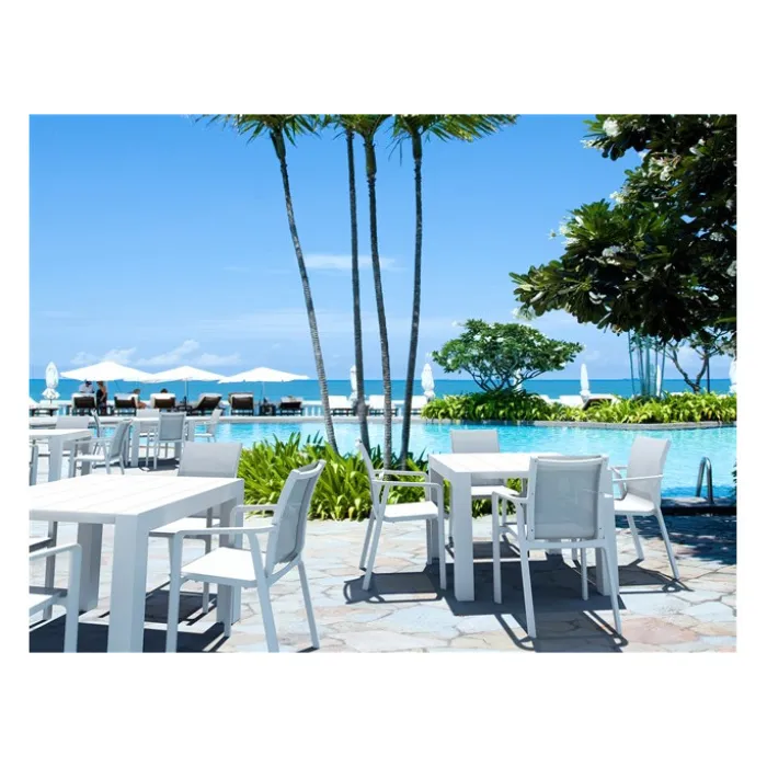 Table Vegas blanc
