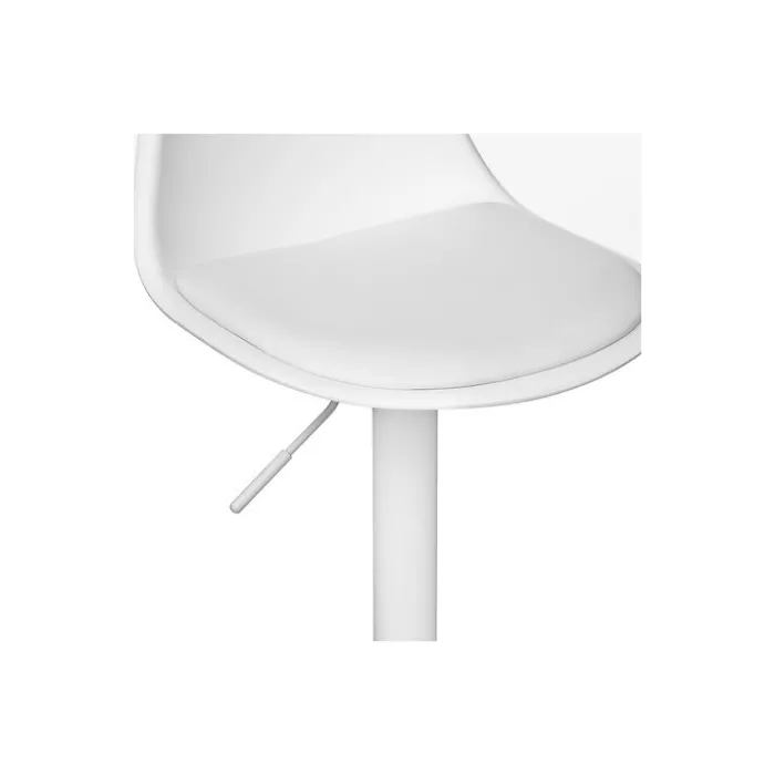 Tabouret de bar ajustable - Aiko - blanc / 179171A