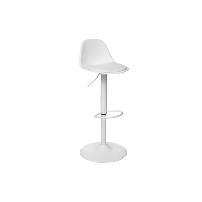 Tabouret de bar ajustable - Aiko - blanc / 179171A