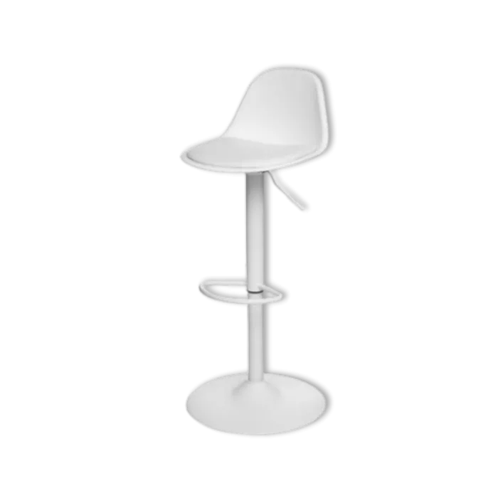 Tabouret de bar ajustable - Aiko - blanc / 179171A
