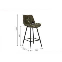 Tabouret de bar Ariba Vert 5630-4