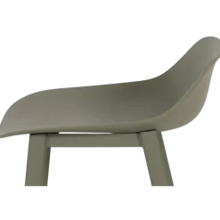 Tabouret de bar Louis HT65 EP60 PP60 Vert gris