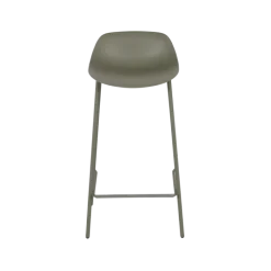 Tabouret de bar Louis HT65 EP60 PP60 Vert gris