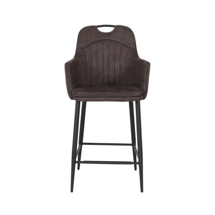 Tabouret de bar Morris Luxor anthracite