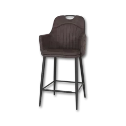 Tabouret de bar Morris Luxor anthracite