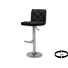 Tabouret de bar Ovied Pu noir 5513-2