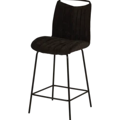 Tabouret de bar Viva noir