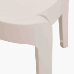 Tabouret empilable Elin blanc