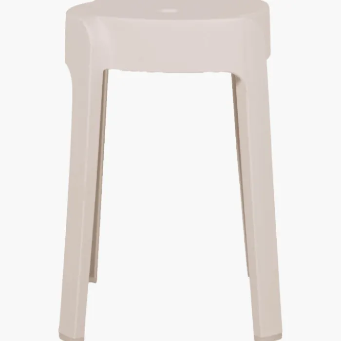 Tabouret empilable Elin blanc