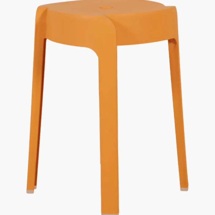 Tabouret empilable Elin orange