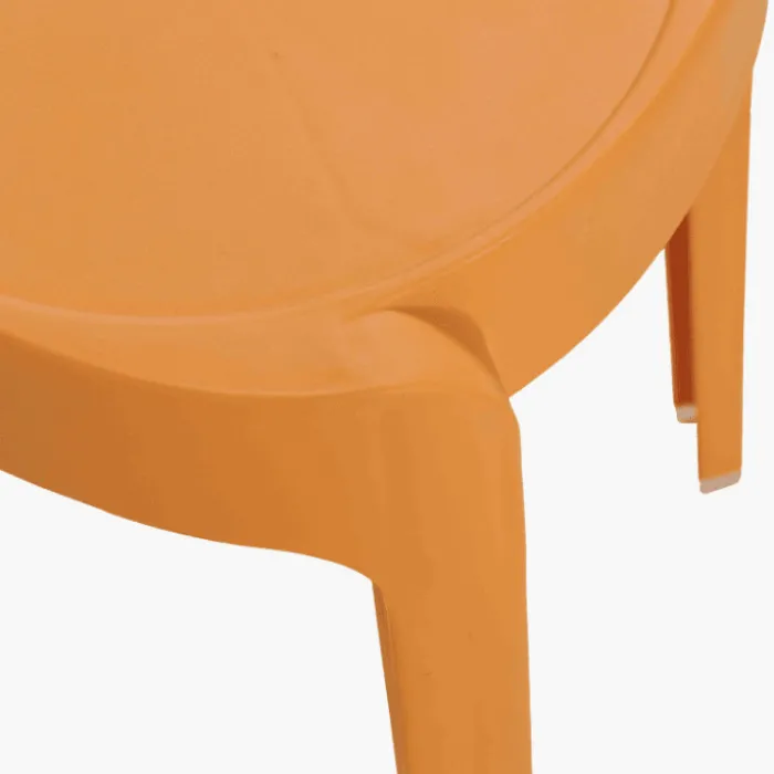 Tabouret empilable Elin orange