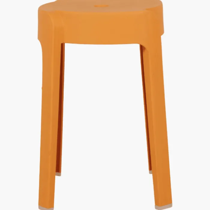 Tabouret empilable Elin orange